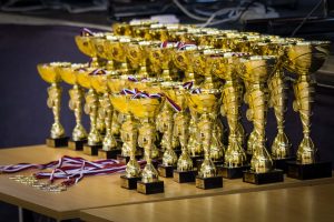Row-of-trophies